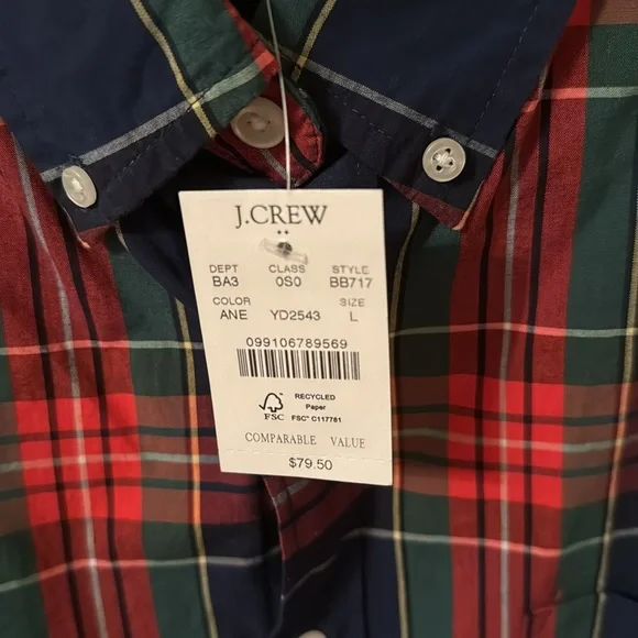 NWT J. Crew Factory Men’s Shirt! - Picture 4 of 15